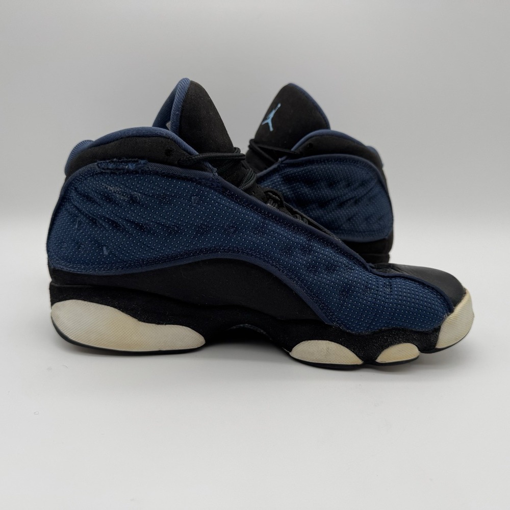 Nike Air Jordan 13 Retro 884129-400 Navy Blue Basketball Flint Size 7Y - Picture 5 of 11
